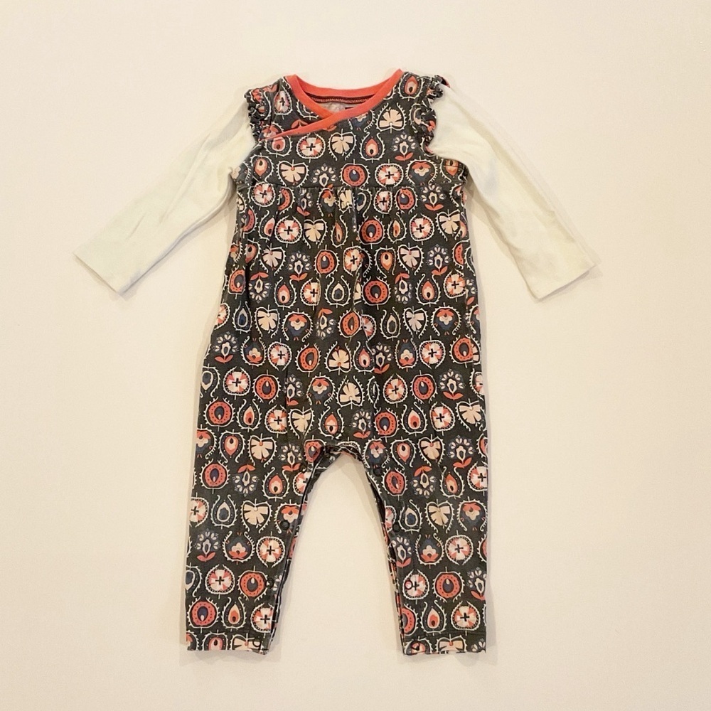 Tea Collection 9-12M Long Sleeve Romper